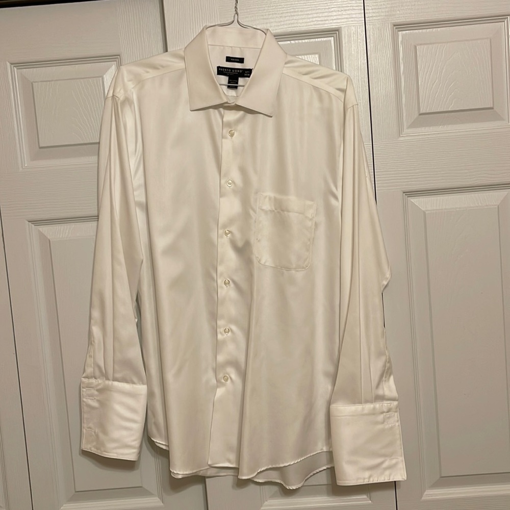 Men’s Designer Dress Shirt, 100% Cotton, No-Iron,New Without Tags